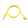 Cable banana caimán apilable 1m reforzado amarillo