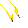 Cable banana caimán apilable 1m reforzado amarillo
