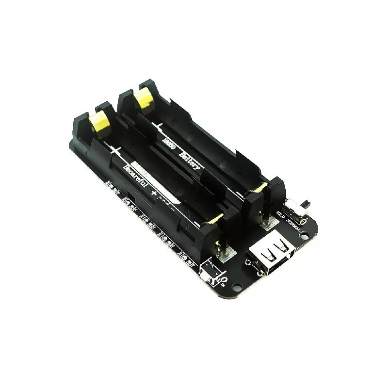 Módulo cargador de 2 baterías 18650