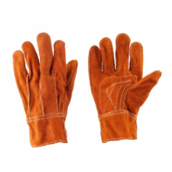 Guantes de carnaza cortos