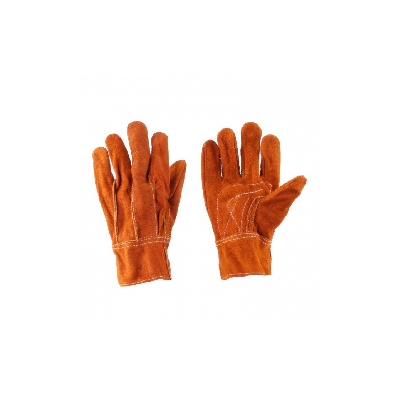 Guantes de carnaza cortos