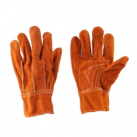 Guantes de carnaza cortos