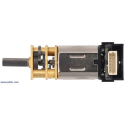 Micro Motorreductor metalico 12v 75:1 HPCB con encoder 12 CPR 5215
