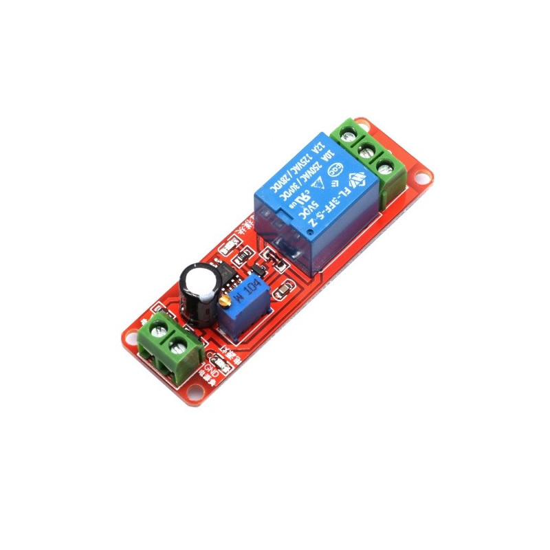 Temporizador NE555 con relevador 5V