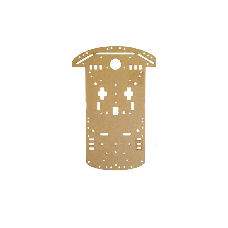 Placa de chasis carro 2 motores sin accesorios