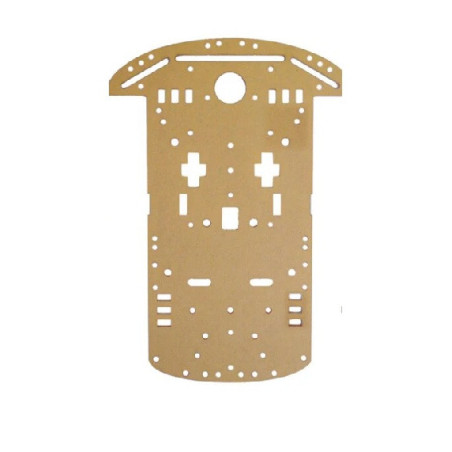 Placa de chasis carro 2 motores sin accesorios