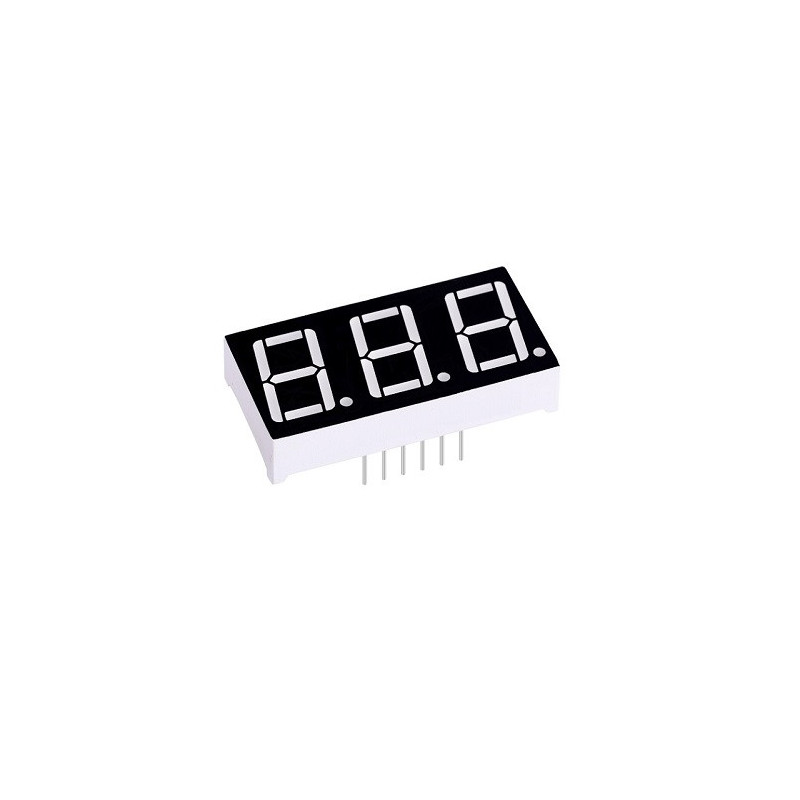Display 7 segmentos triple 5631-BSR