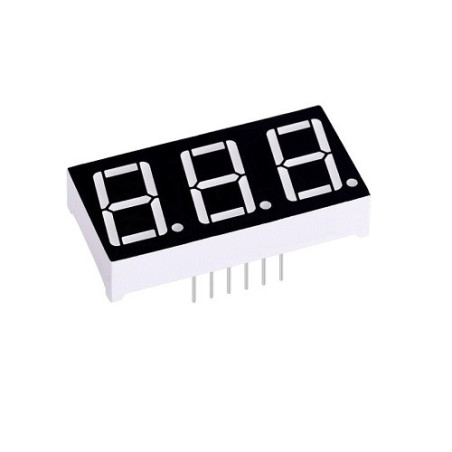 Display 7 segmentos triple 5631-BSR